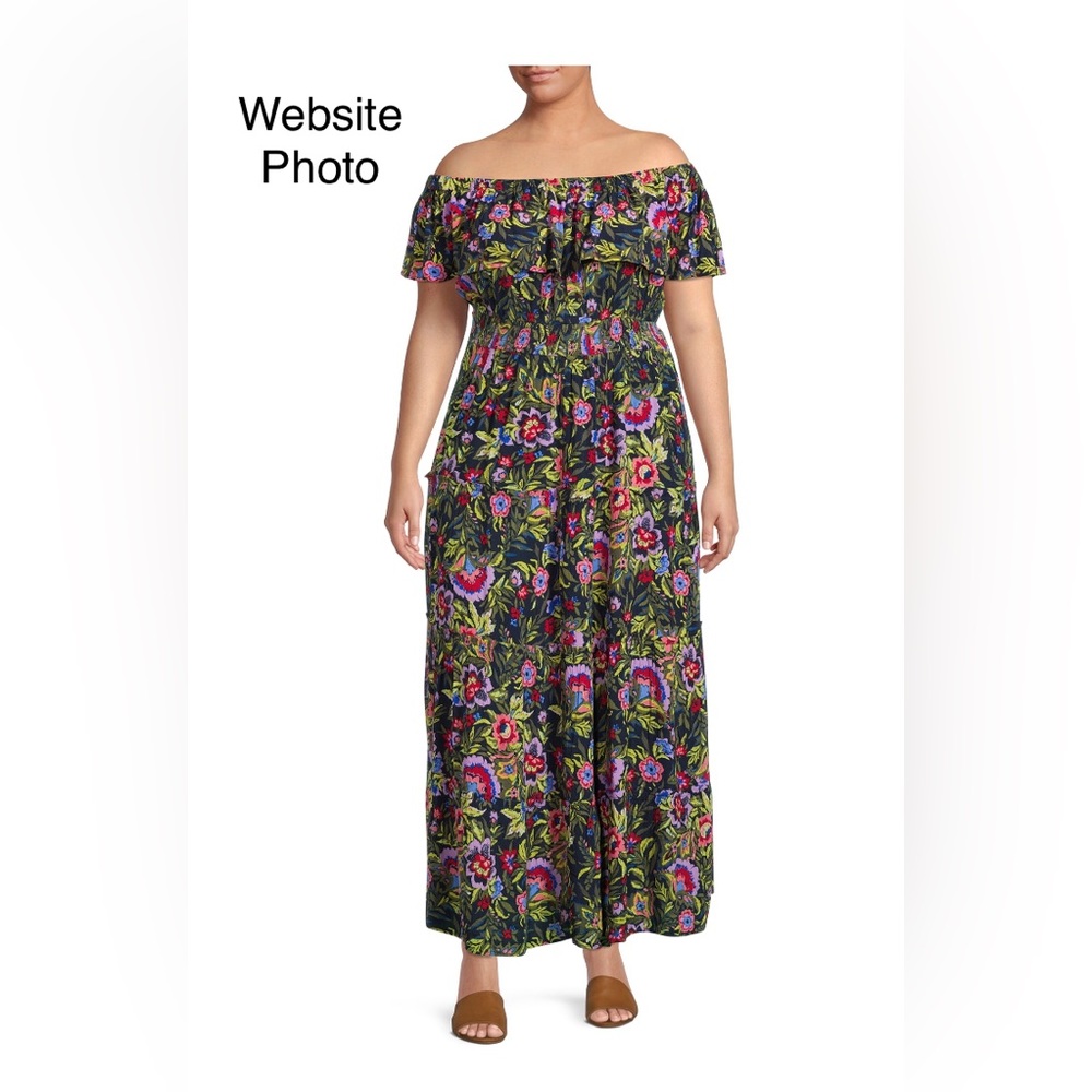 𝅺Terra & Sky Plus Size Maxi dress 3X